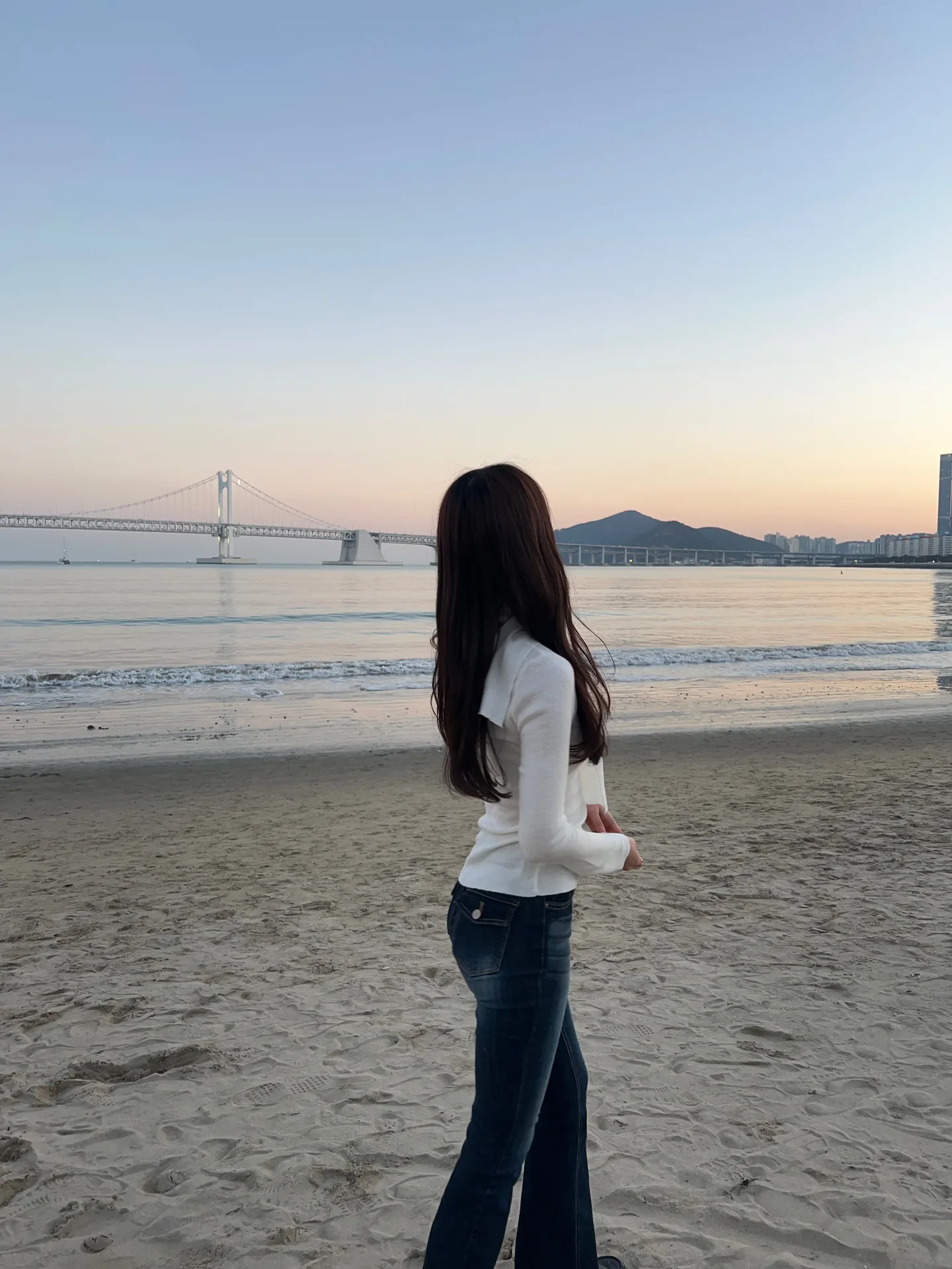 머플러 초커 스카프 여리 브이넥 니트set - knit 상세 20