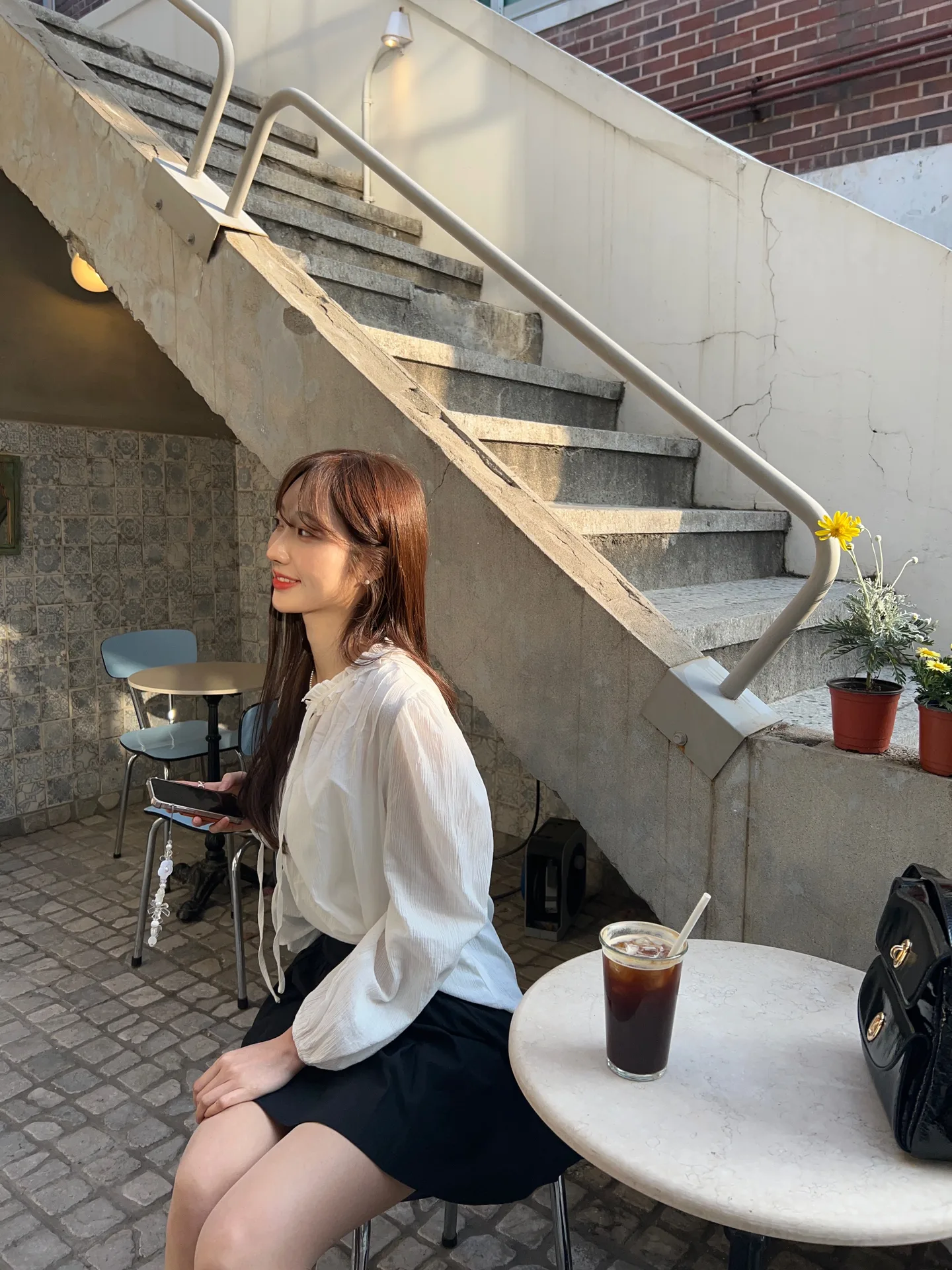 퓨어 옆지퍼 러블리 a라인 플레어 코튼스커트 - sk 상세 11