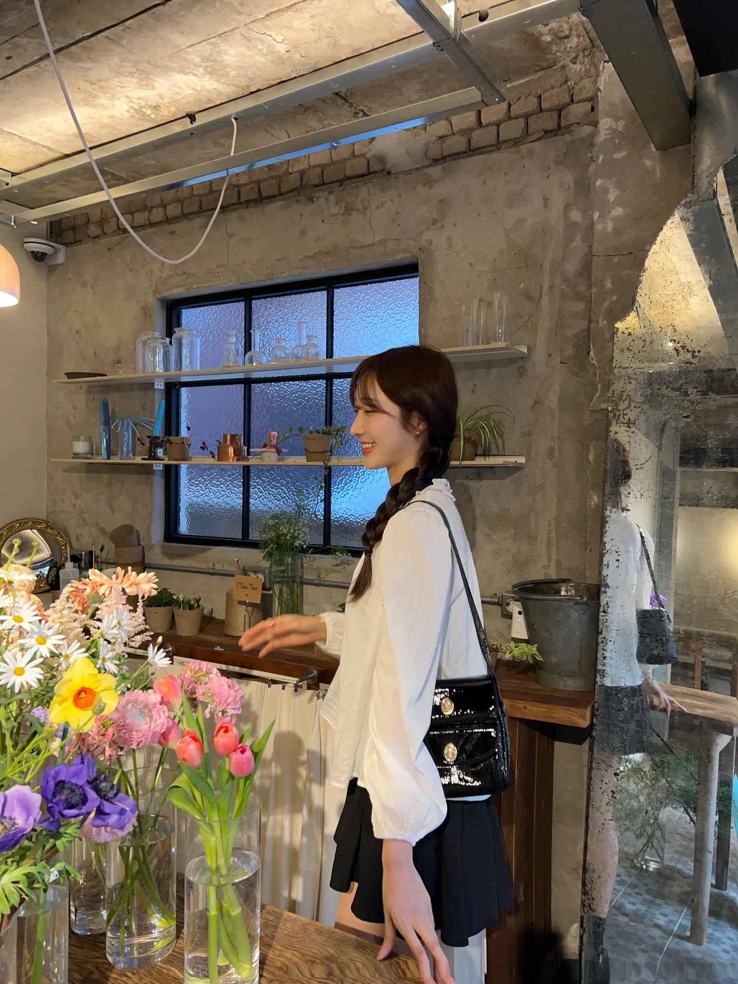 퓨어 옆지퍼 러블리 a라인 플레어 코튼스커트 - sk 상세 14
