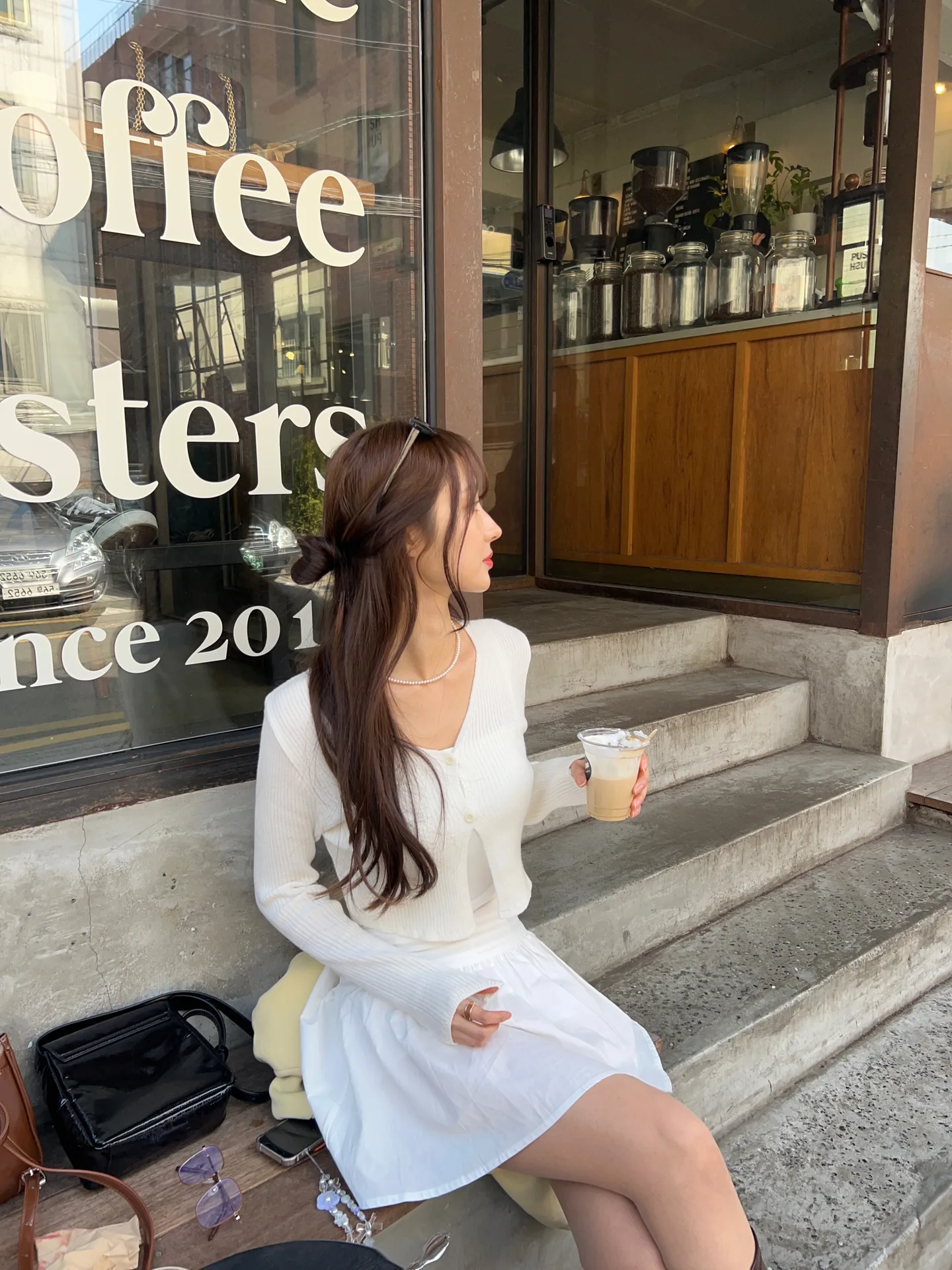 퓨어 옆지퍼 러블리 a라인 플레어 코튼스커트 - sk 상세 20