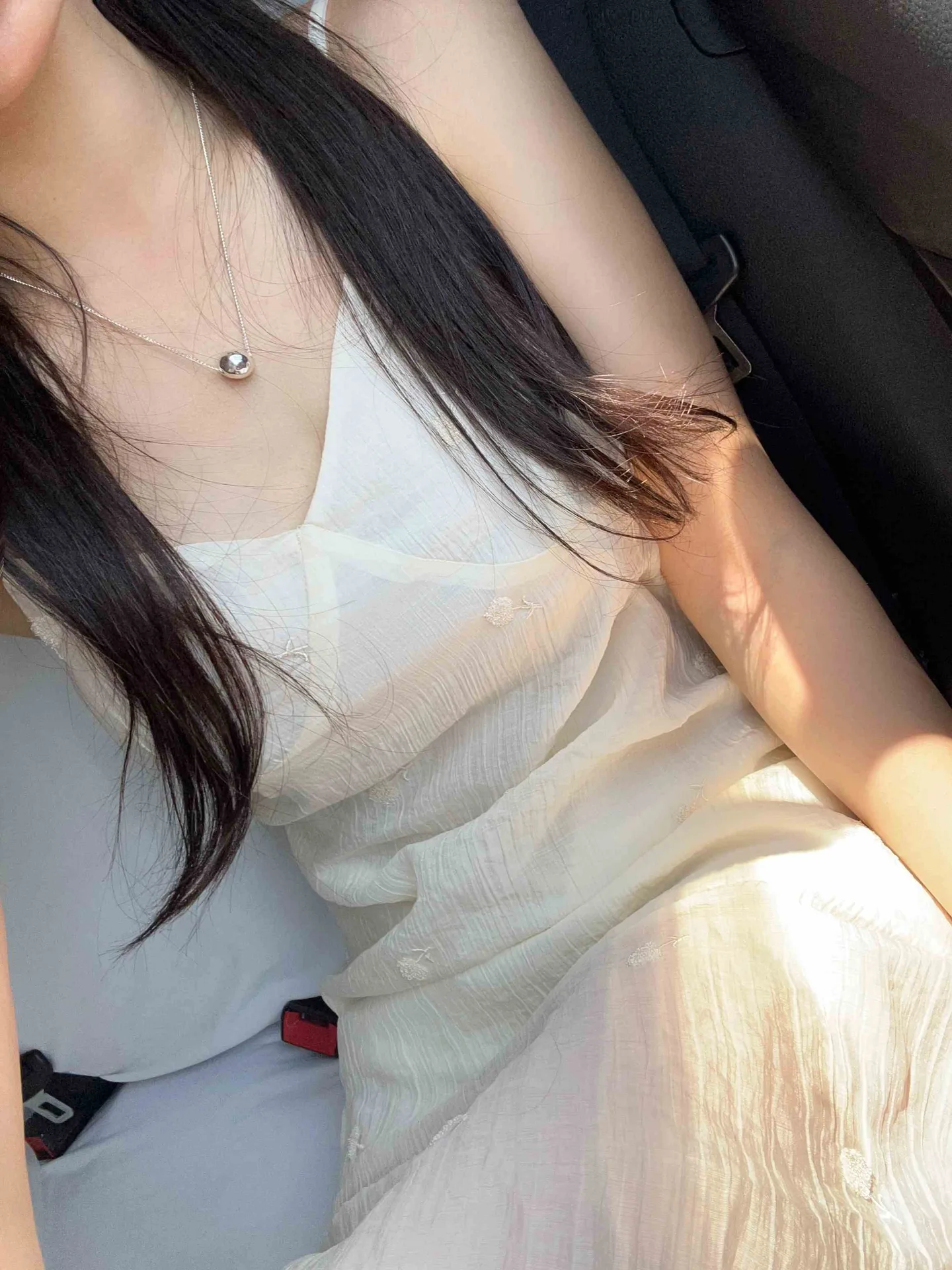 시스루 레이어드 꽃자수 언발란스 ops - ops 상세 6