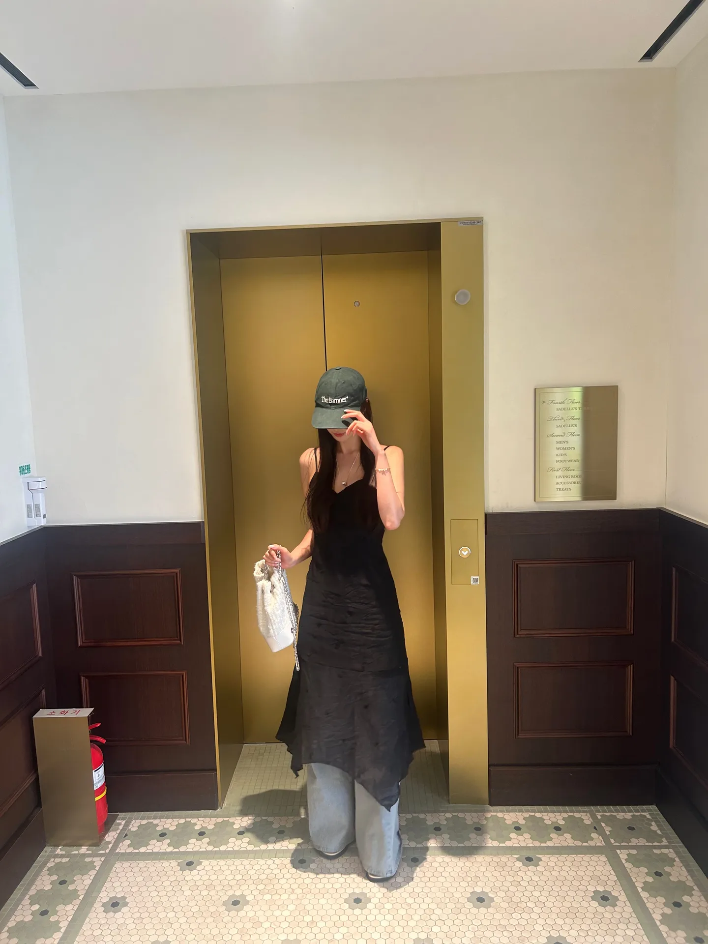 시스루 레이어드 꽃자수 언발란스 ops - ops 상세 21