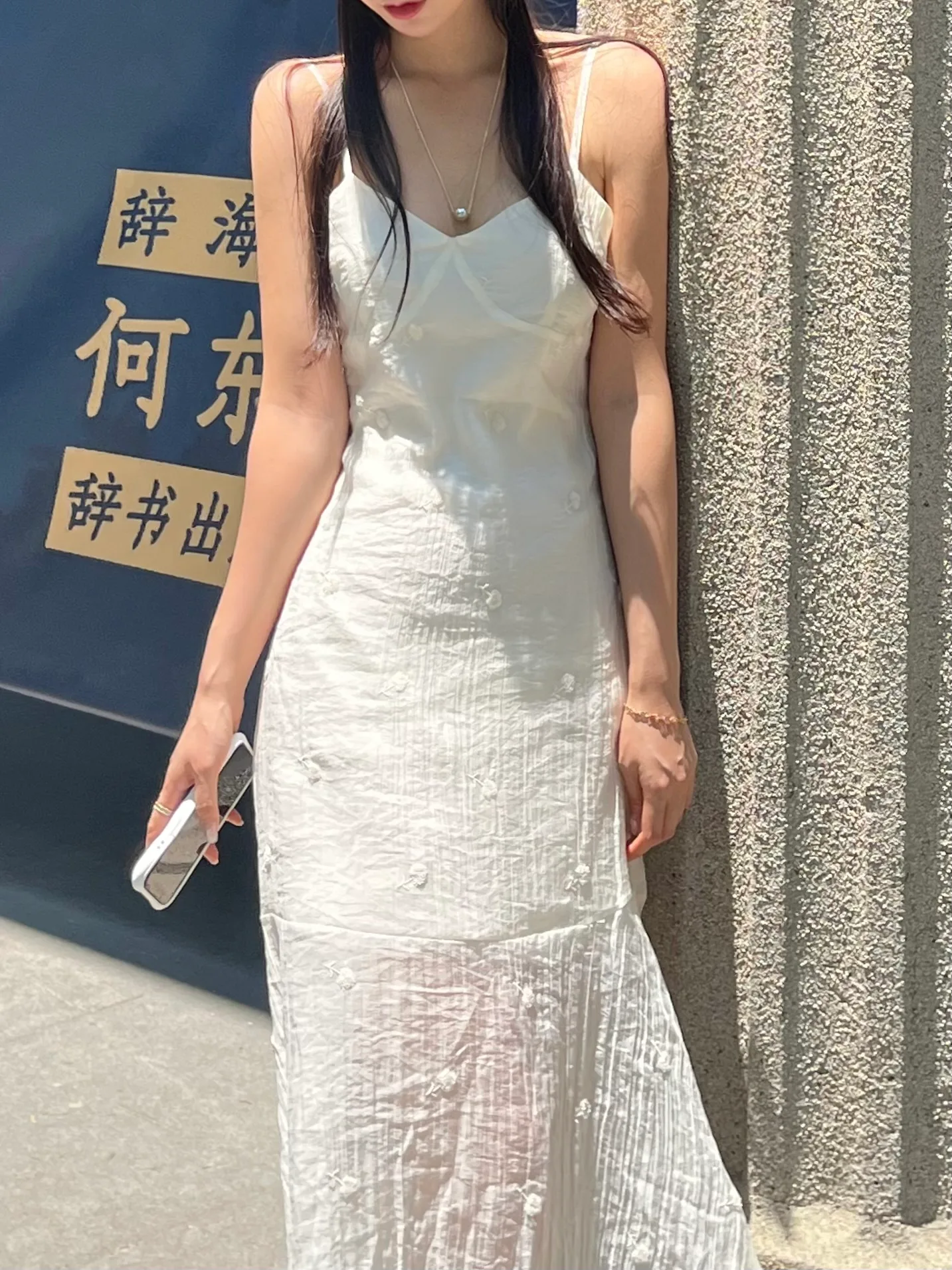 시스루 레이어드 꽃자수 언발란스 ops - ops 상세 12