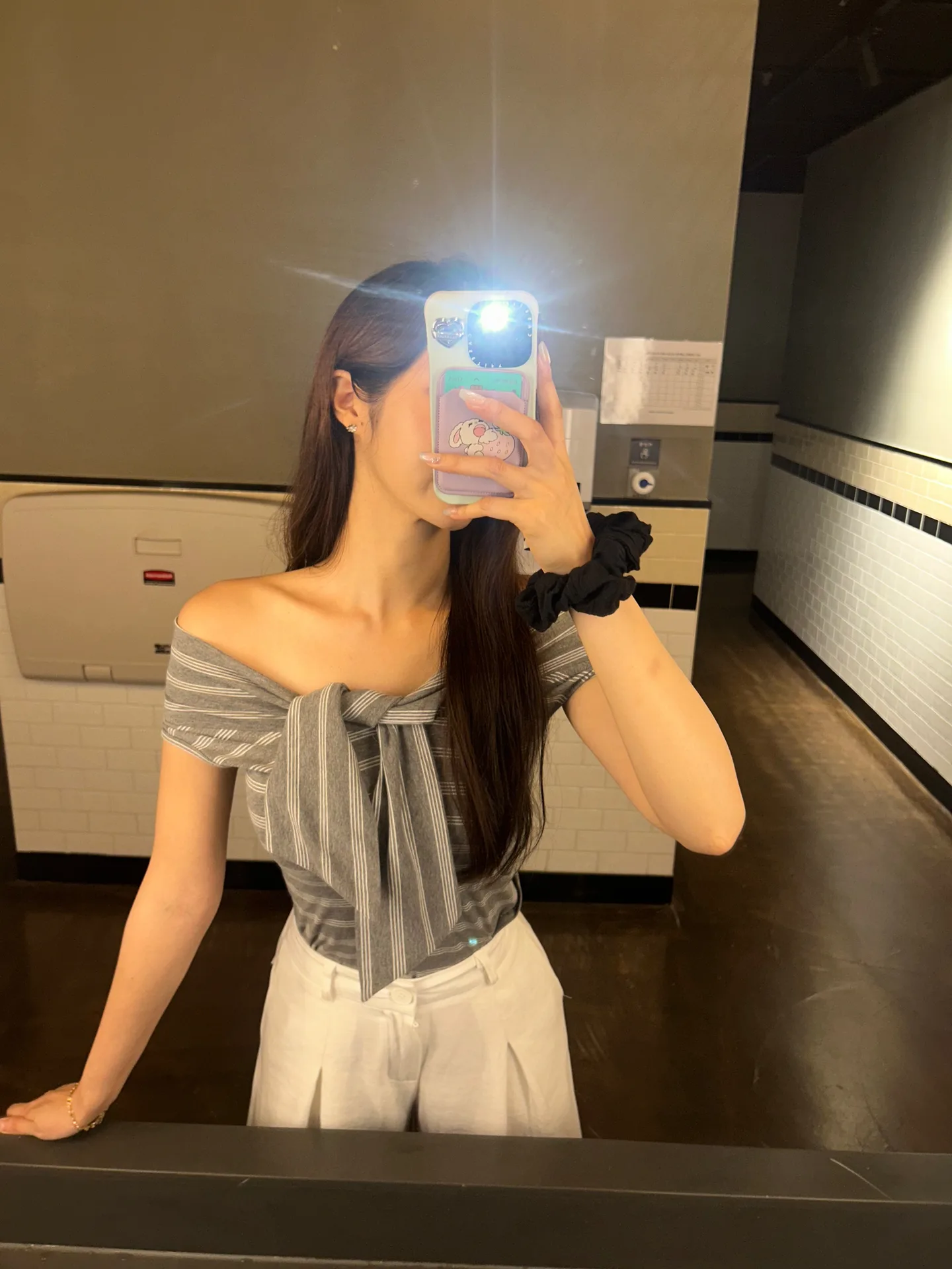 린넨 단추 핀턱 롱 통 와이드 부츠컷 슬랙스 - pt 상세 14