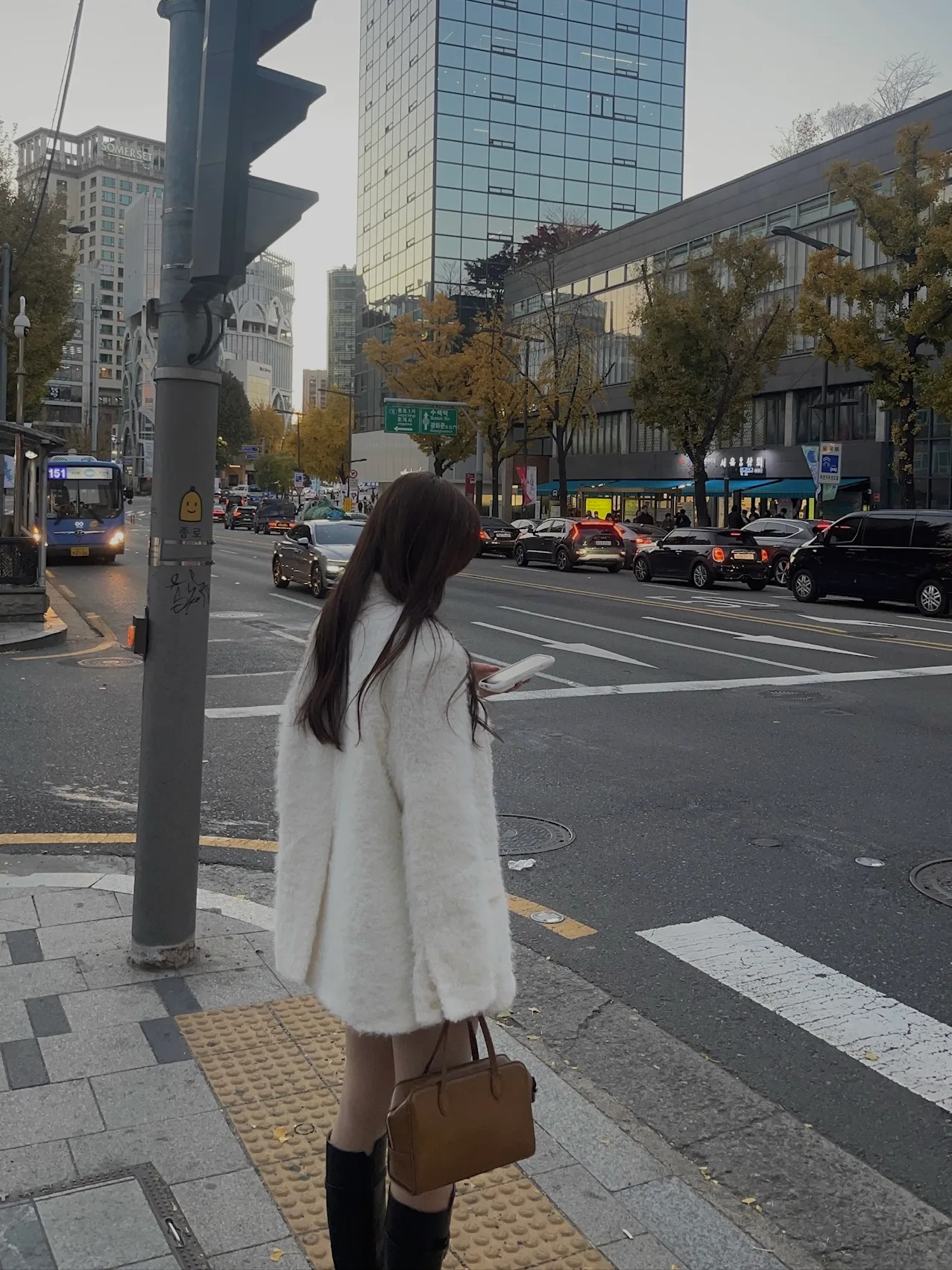 모헤어 앙고라 오버핏 겨울 퍼 자켓 코트 - ct 상세 19