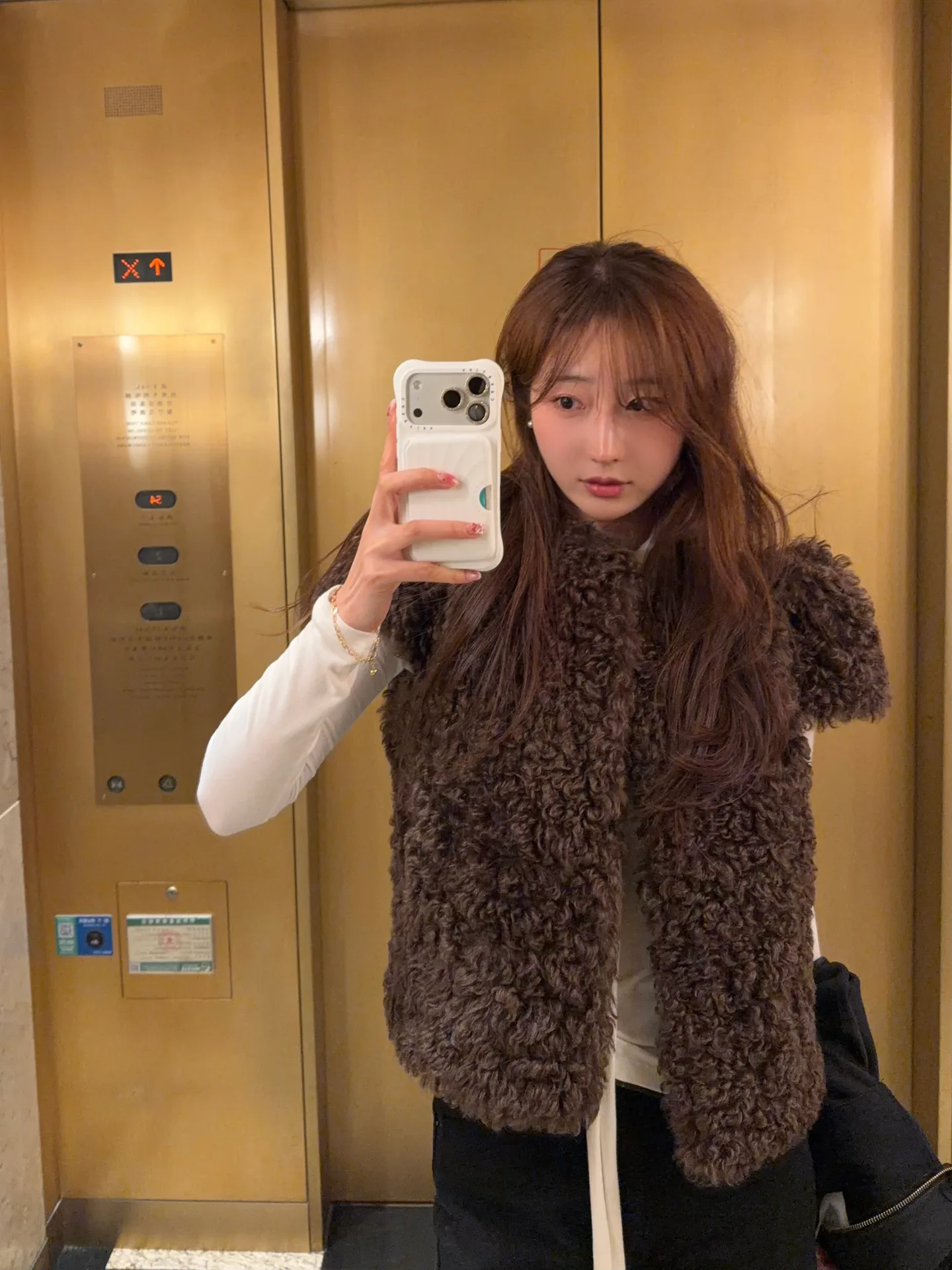 레이어드 스판 롱슬리브 스카프 머플러 반목폴라티 - tee 상세 7