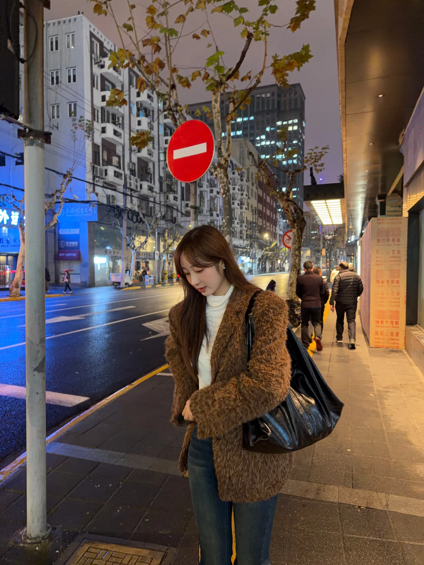 레이어드 스판 롱슬리브 스카프 머플러 반목폴라티 - tee 상세 10