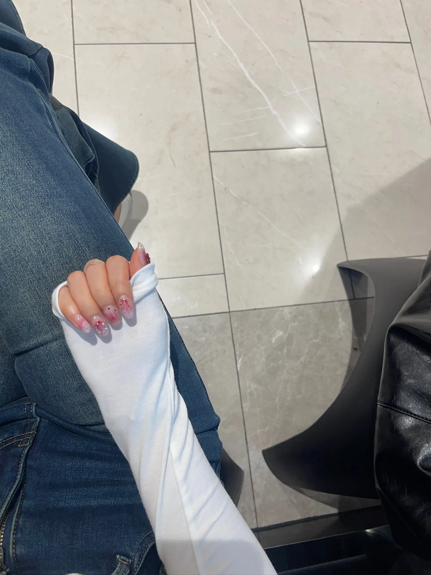레이어드 스판 롱슬리브 스카프 머플러 반목폴라티 - tee 상세 26